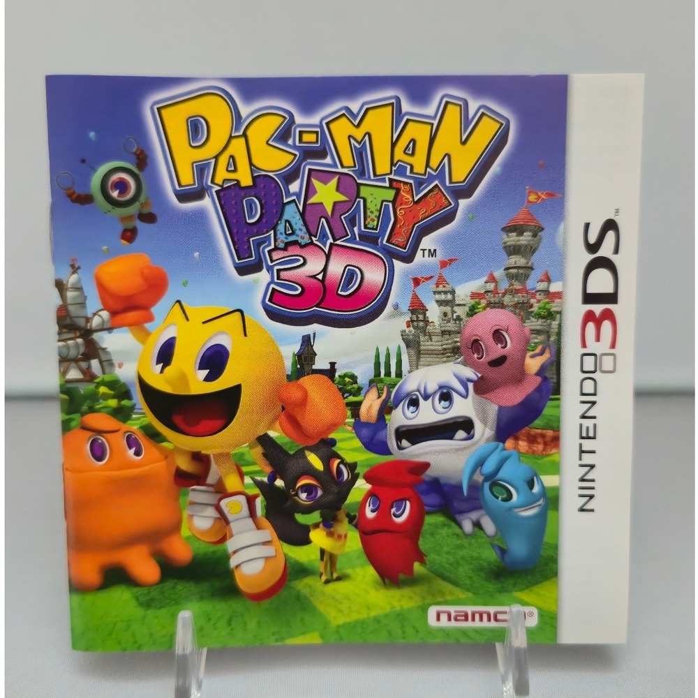Pac-Man Party 3D 2011 - Nintendo 3DS - Authentic Complete CIB W/ Manual Tested - Picture 7 of 10